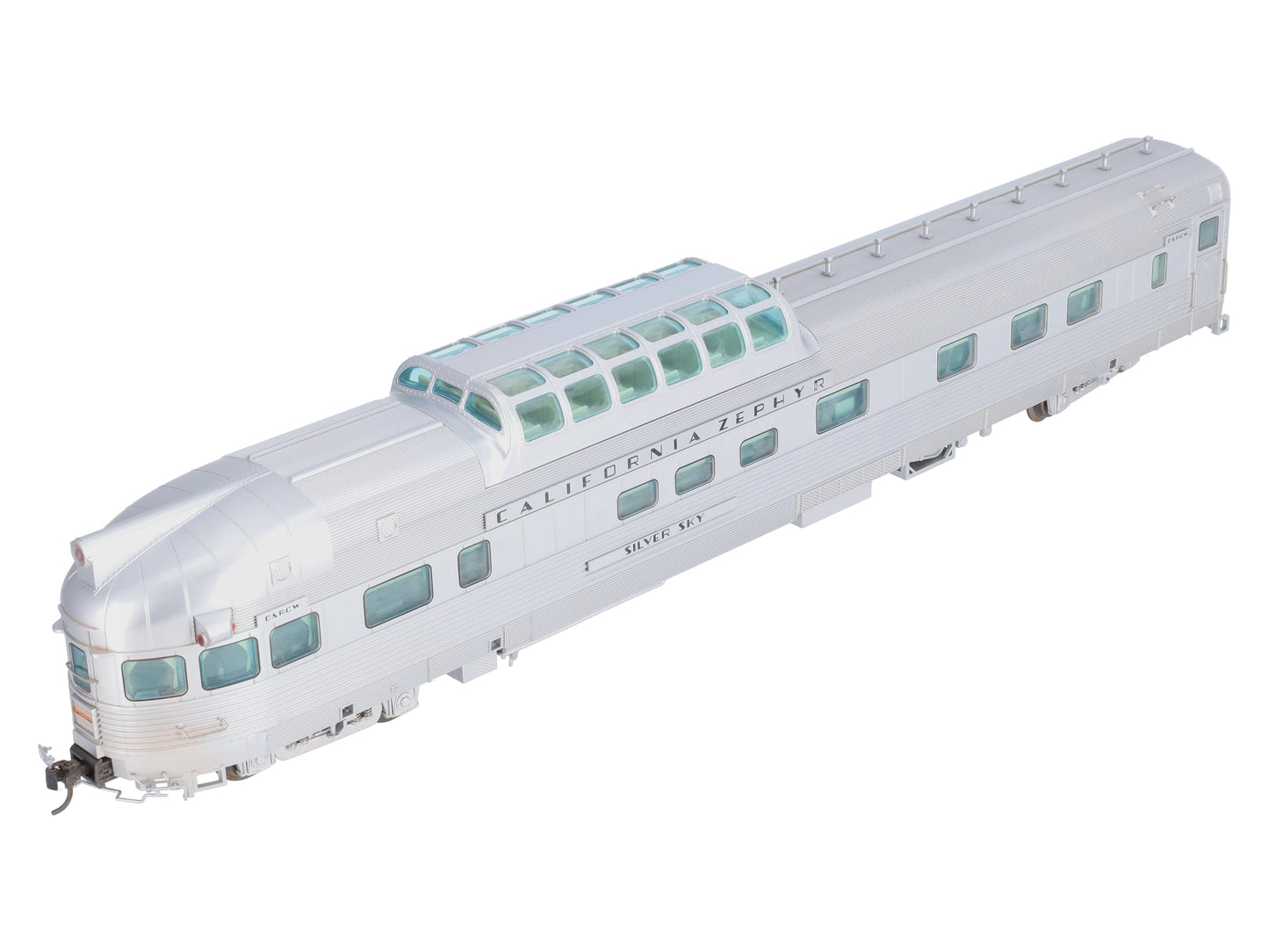Atlas 30021581 D&RGW O Silver Sky California Zephyr Dome Obs. Passenger Car