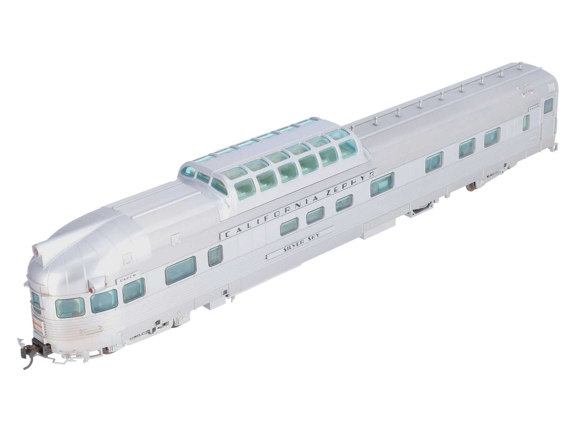 Atlas 30021581 D&RGW O Silver Sky California Zephyr Dome Obs. Passenger Car