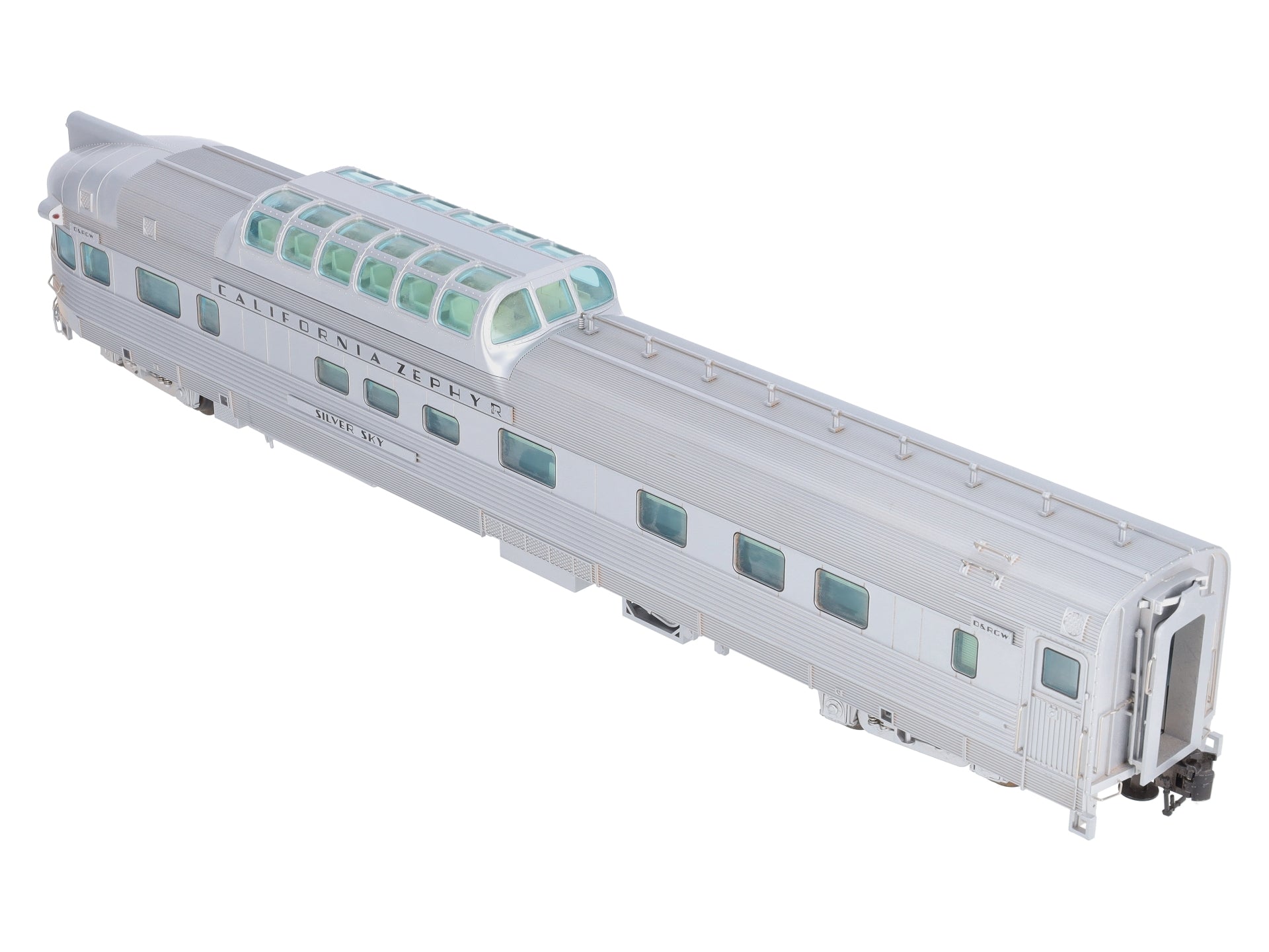 Atlas 30021581 D&RGW O Silver Sky California Zephyr Dome Obs. Passenger Car