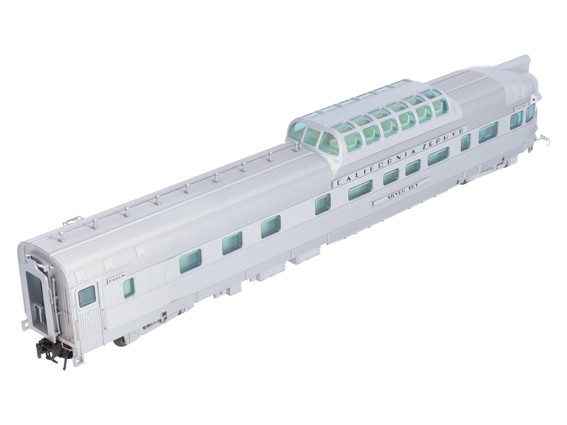 Atlas 30021581 D&RGW O Silver Sky California Zephyr Dome Obs. Passenger Car