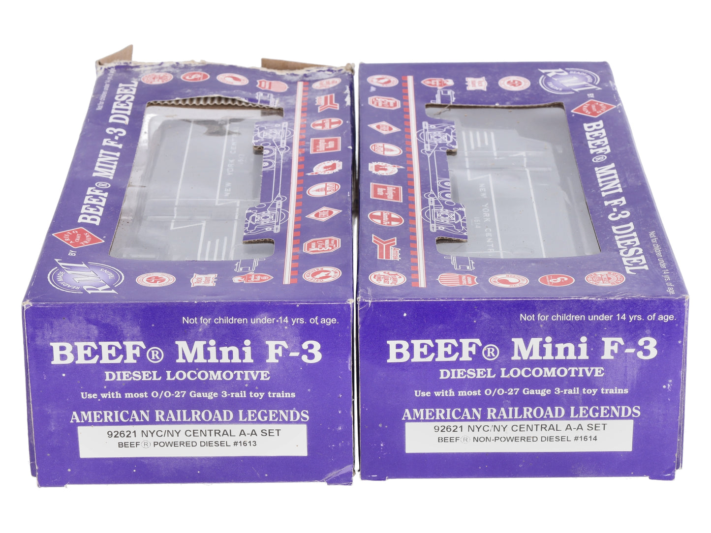 RMT 92621 O NYC/NY Beef Mini F-3 AA Diesel Set #1613/1614