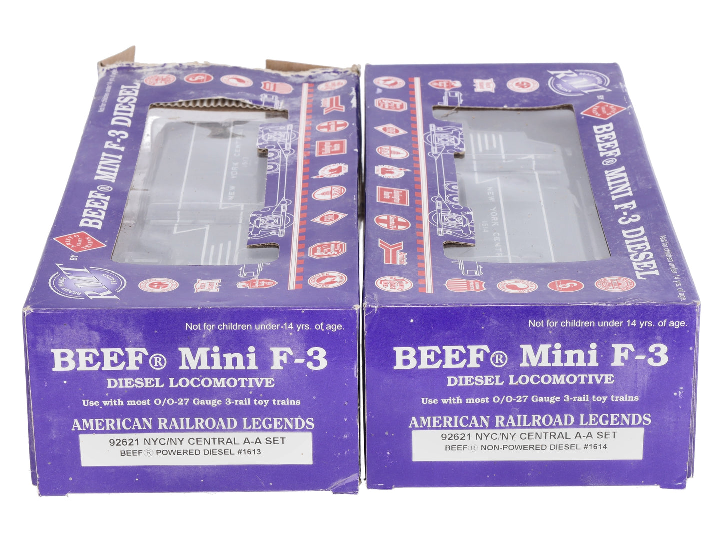 RMT 92621 O NYC/NY Beef Mini F-3 AA Diesel Set #1613/1614