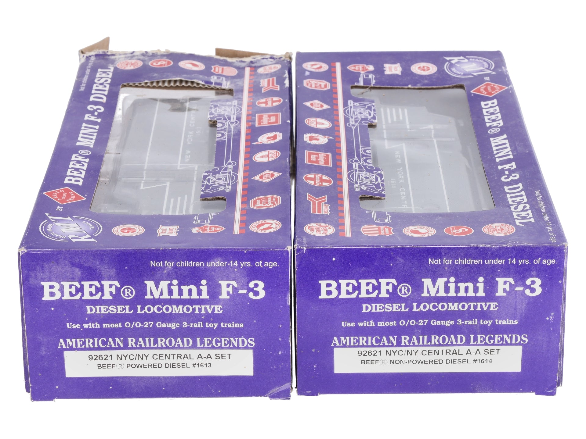 RMT 92621 O NYC/NY Beef Mini F-3 AA Diesel Set #1613/1614