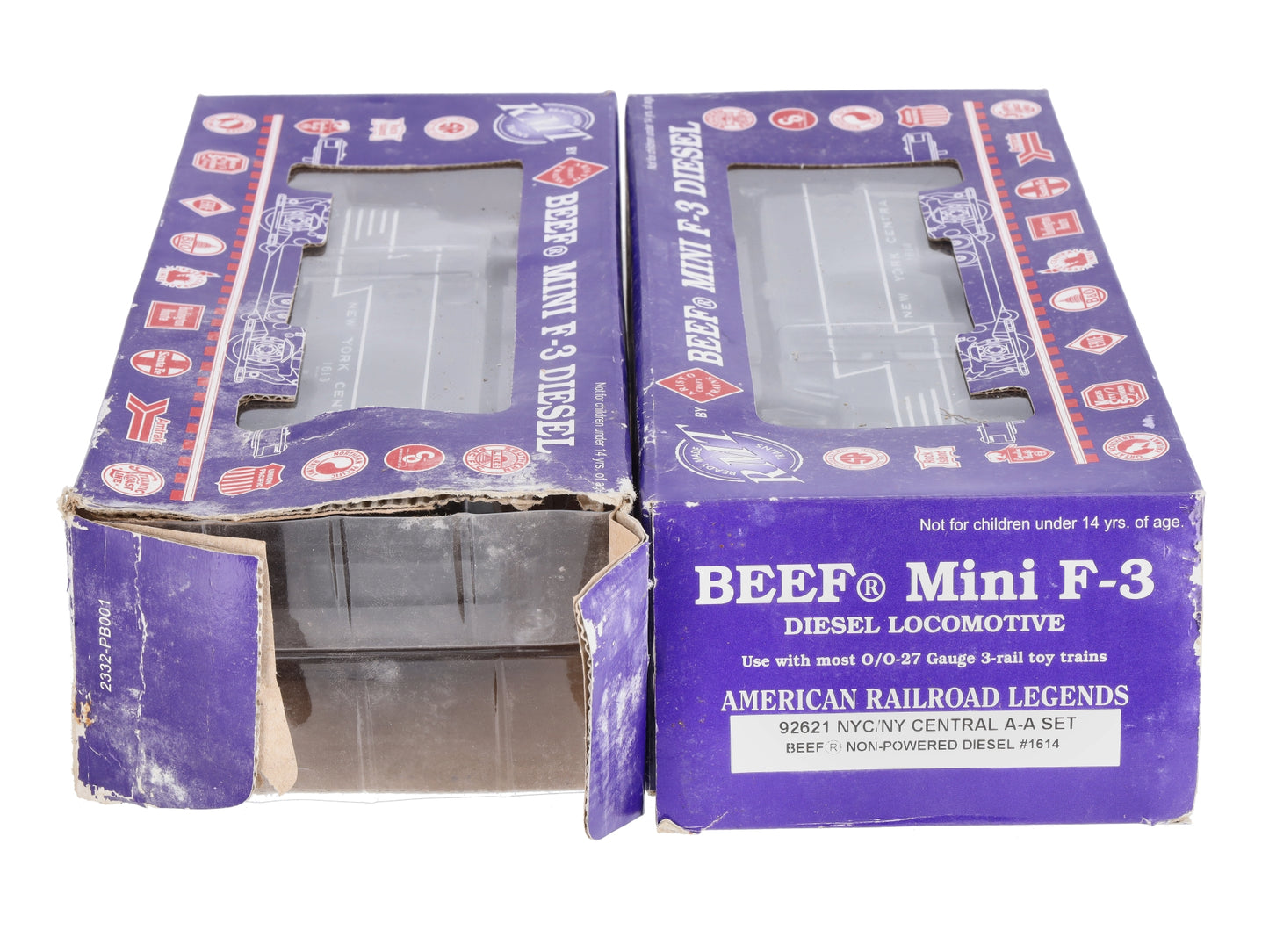 RMT 92621 O NYC/NY Beef Mini F-3 AA Diesel Set #1613/1614
