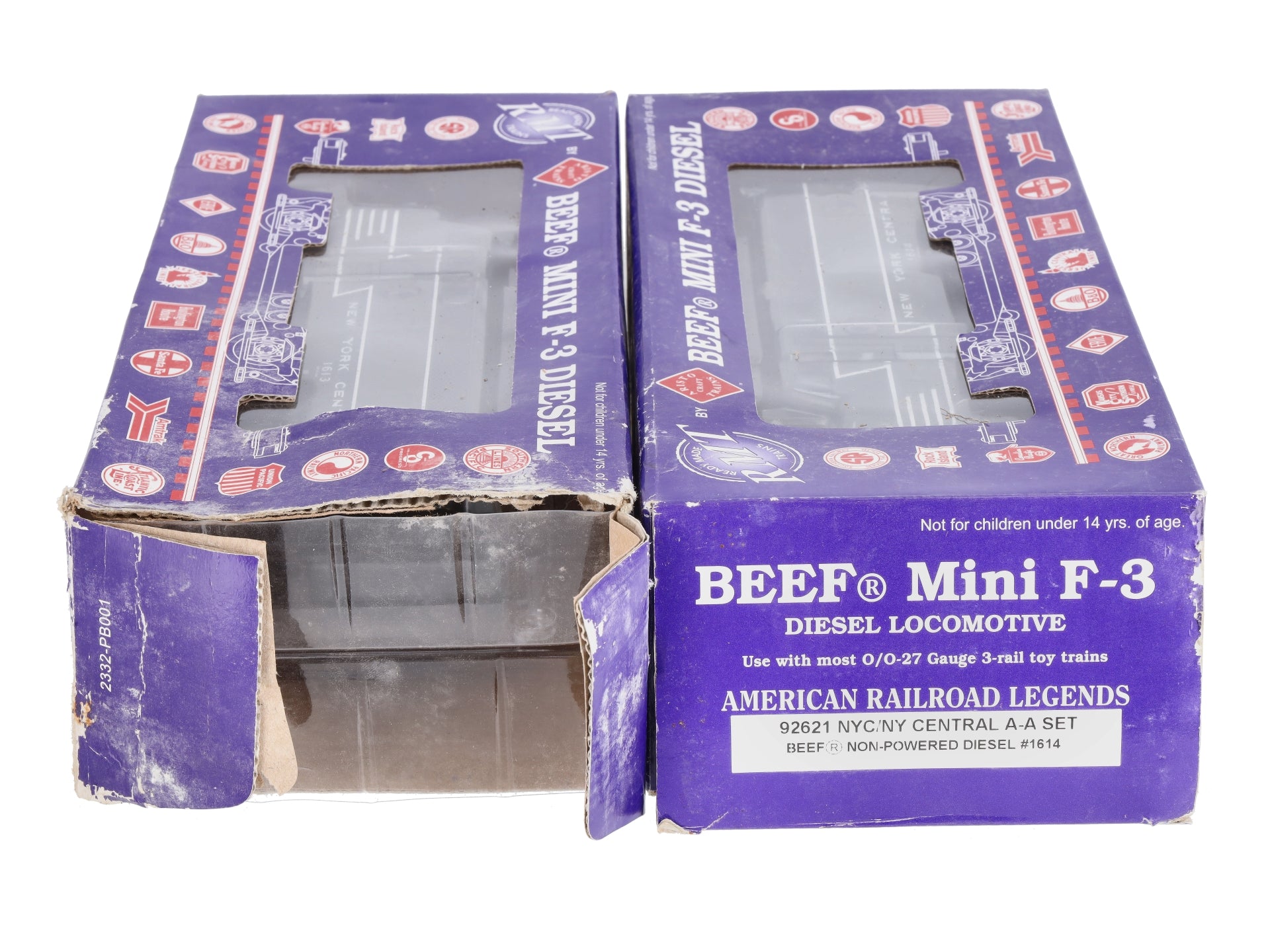 RMT 92621 O NYC/NY Beef Mini F-3 AA Diesel Set #1613/1614