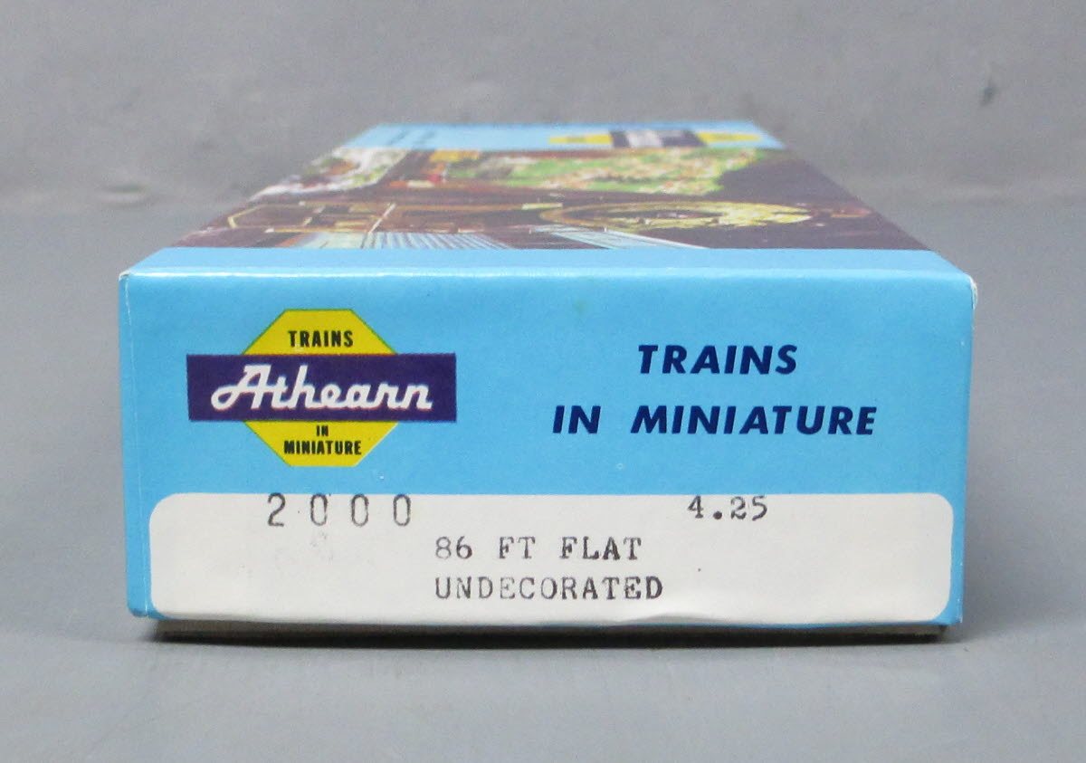 Athearn 2000 HO Undecorated Modern 85' Flat Car