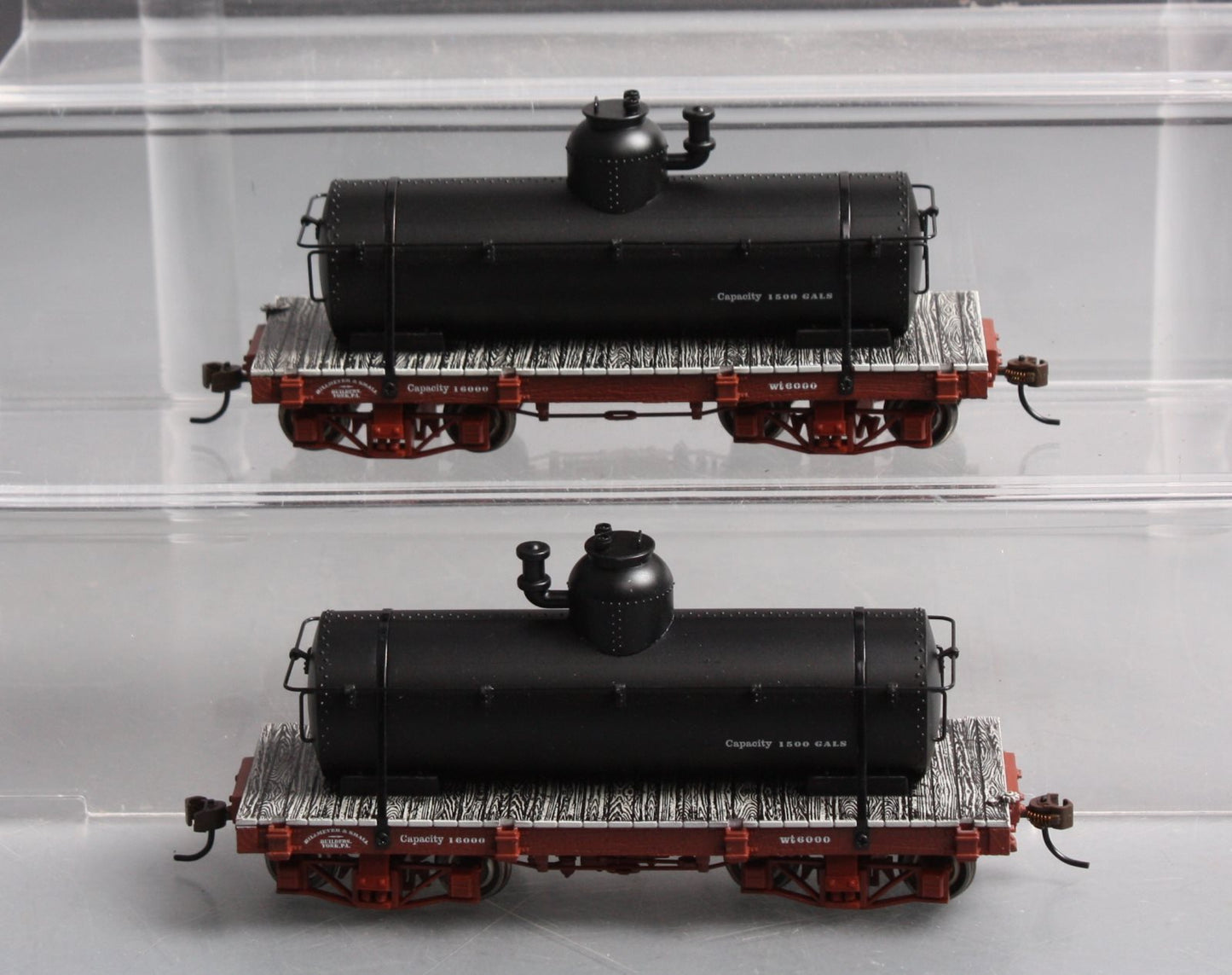 Bachmann 26522 On30 Data Only 18' Black Tank Car (Set of 2)