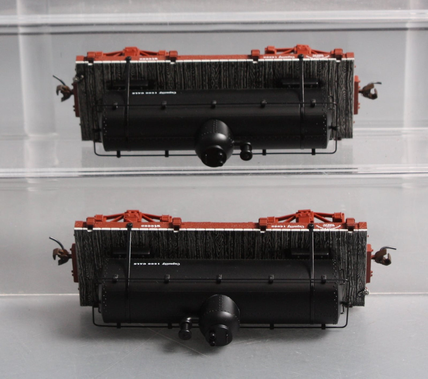 Bachmann 26522 On30 Data Only 18' Black Tank Car (Set of 2)