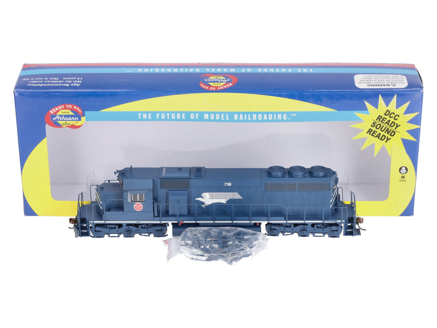 Athearn 98765 HO MP SD40 Diesel Engine RTR #738