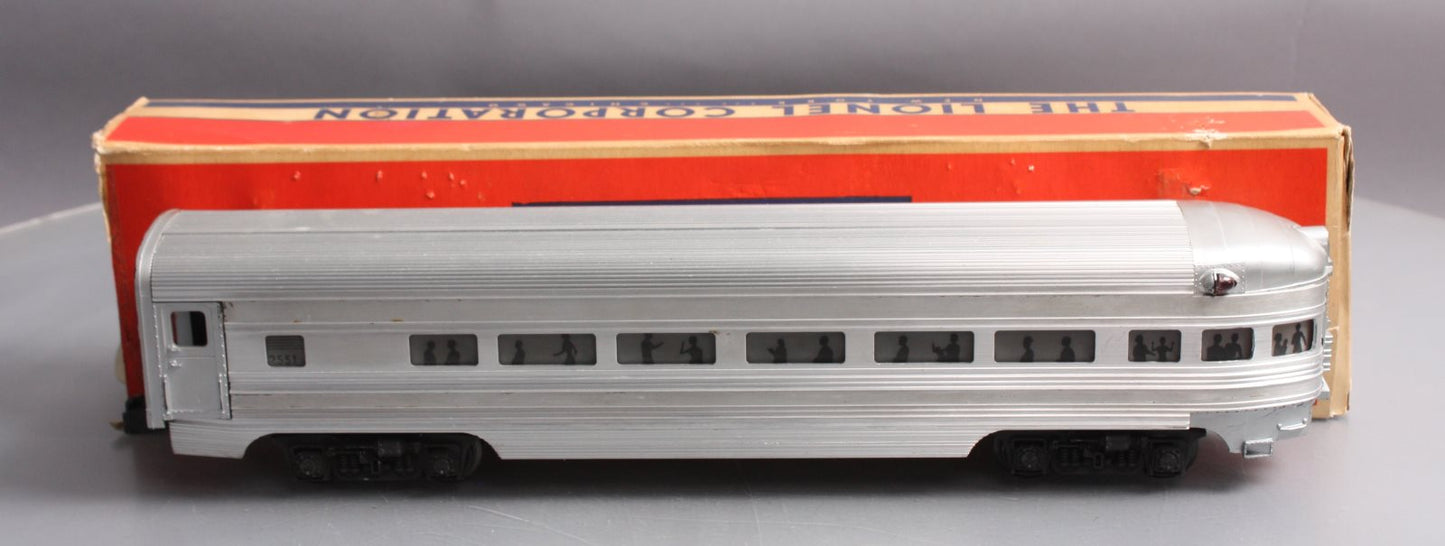 Lionel 2551 Vintage O Canadian Pacific Banff Park Aluminum Observation Car