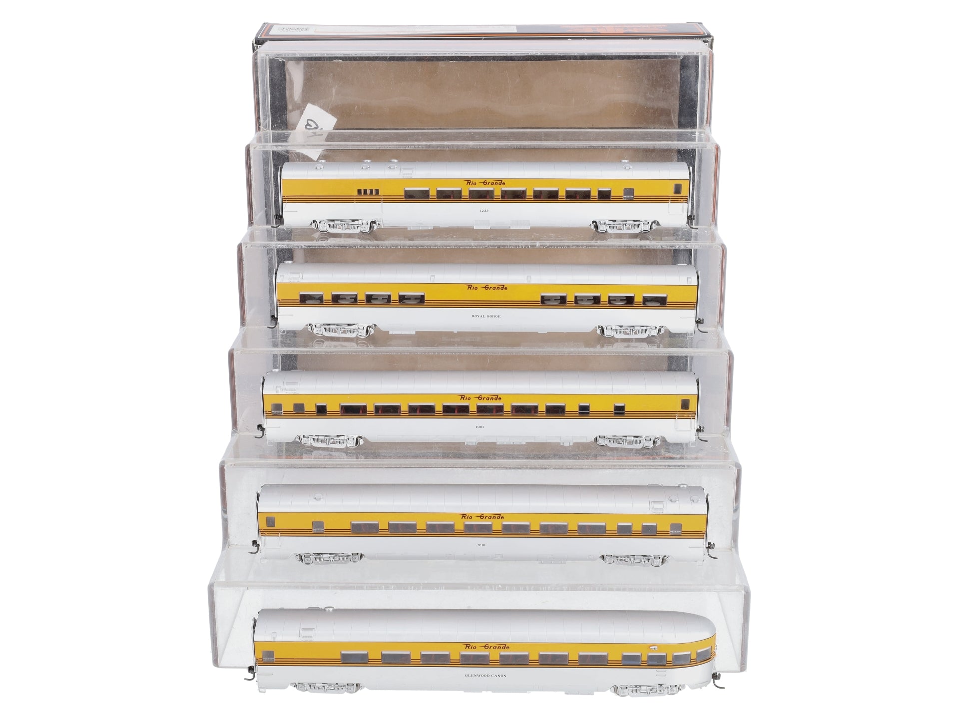 MTH 81-60005 O Denver Rio Grande Smooth Passenger Car Set (Set of