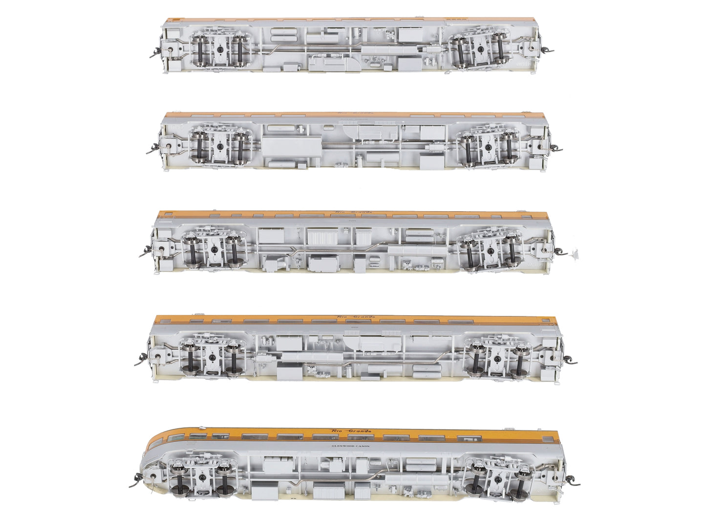 MTH 81-60005 O Denver Rio Grande Smooth Passenger Car Set (Set of 5)