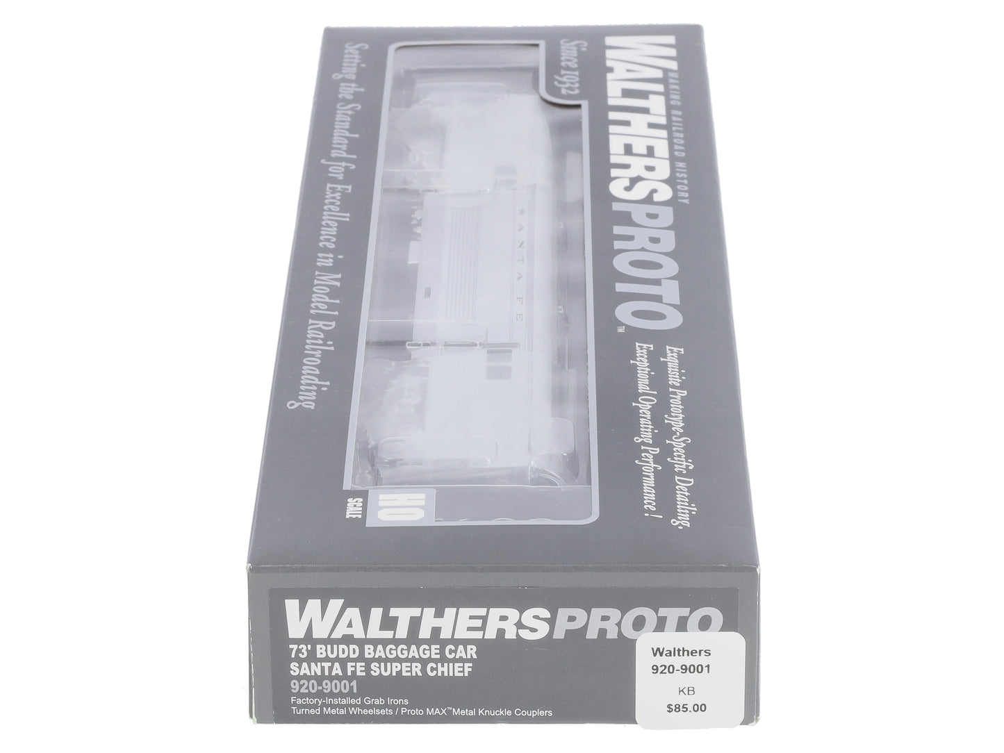 Walthers 920-9001 HO Scale ATSF 73' Budd Baggage Car