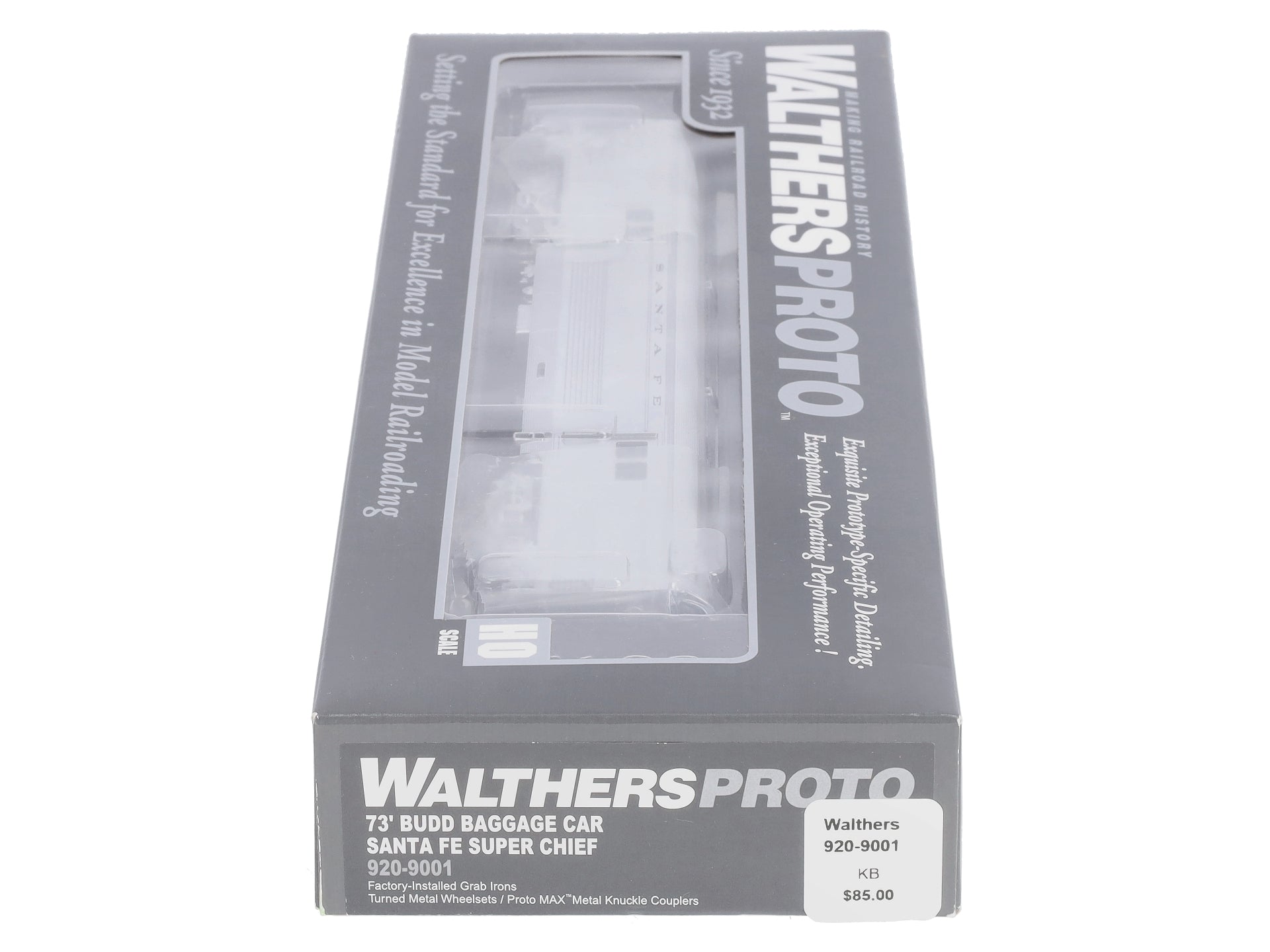Walthers 920-9001 HO Scale ATSF 73' Budd Baggage Car