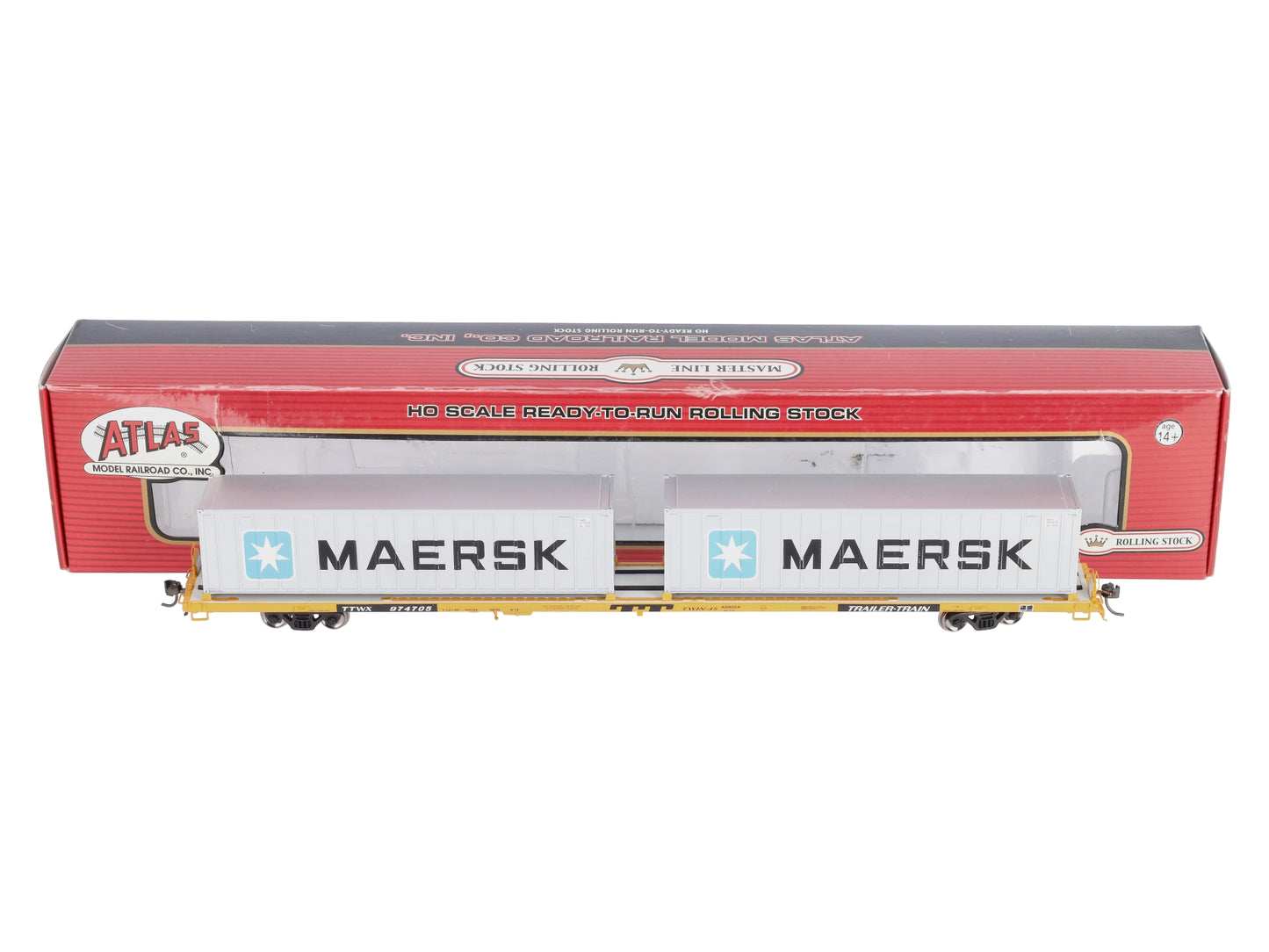 Atlas 20000527 TTWX 89'4" Flat w/Twin Jacks