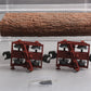 Lionel 6-84167 O Gauge Brown Logging Disconnects (Pack of 2)