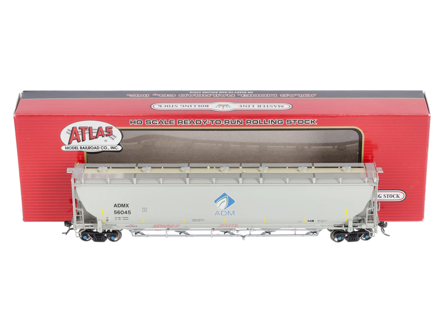 Atlas 20004264 HO Scale ADM Trinity Covered Hopper #56045