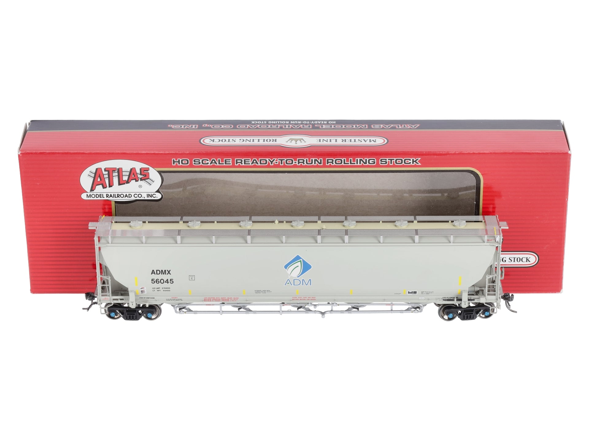 Atlas 20004264 HO Scale ADM Trinity Covered Hopper #56045