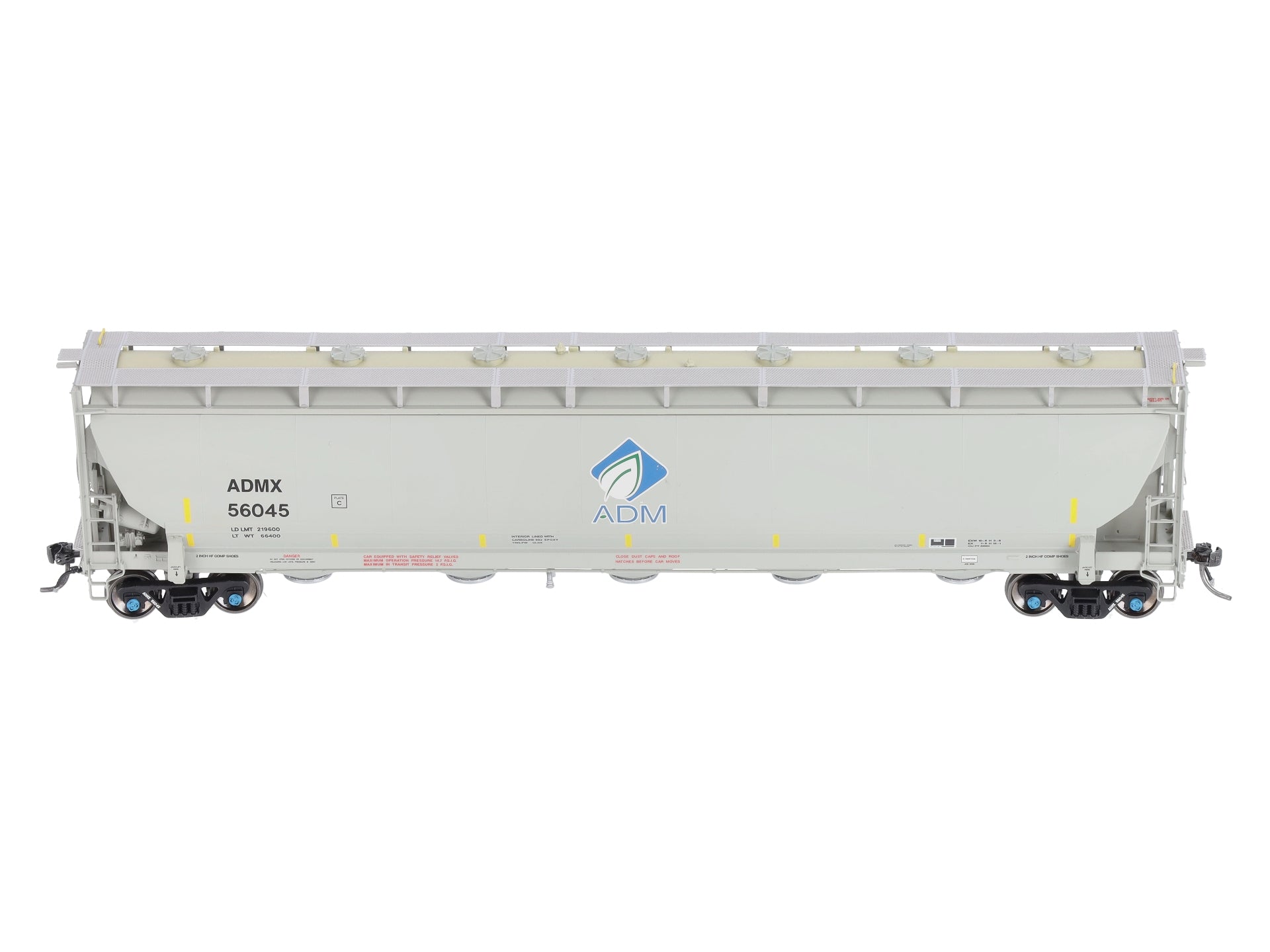 Atlas 20004264 HO Scale ADM Trinity Covered Hopper #56045