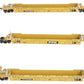 Atlas 20004614 HO TTX 53' Articulated Well Cars (Yellow/Black) #728465