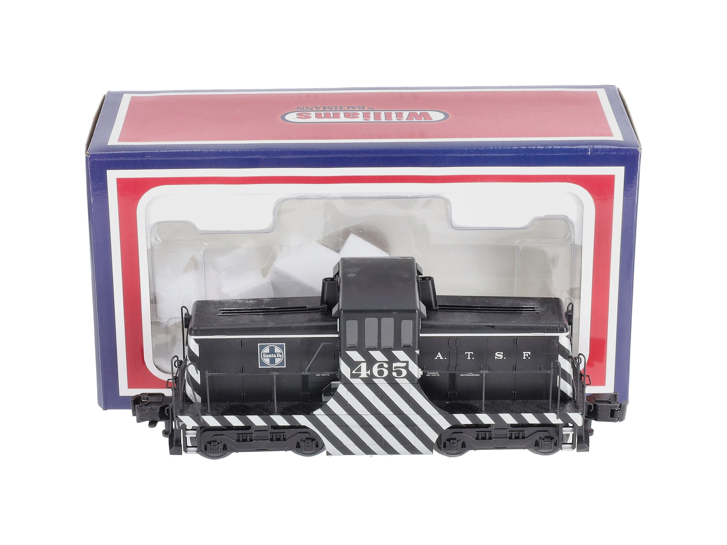 Williams 23102 O Santa Fe GE 44 Ton Switcher Diesel Locomotive #465