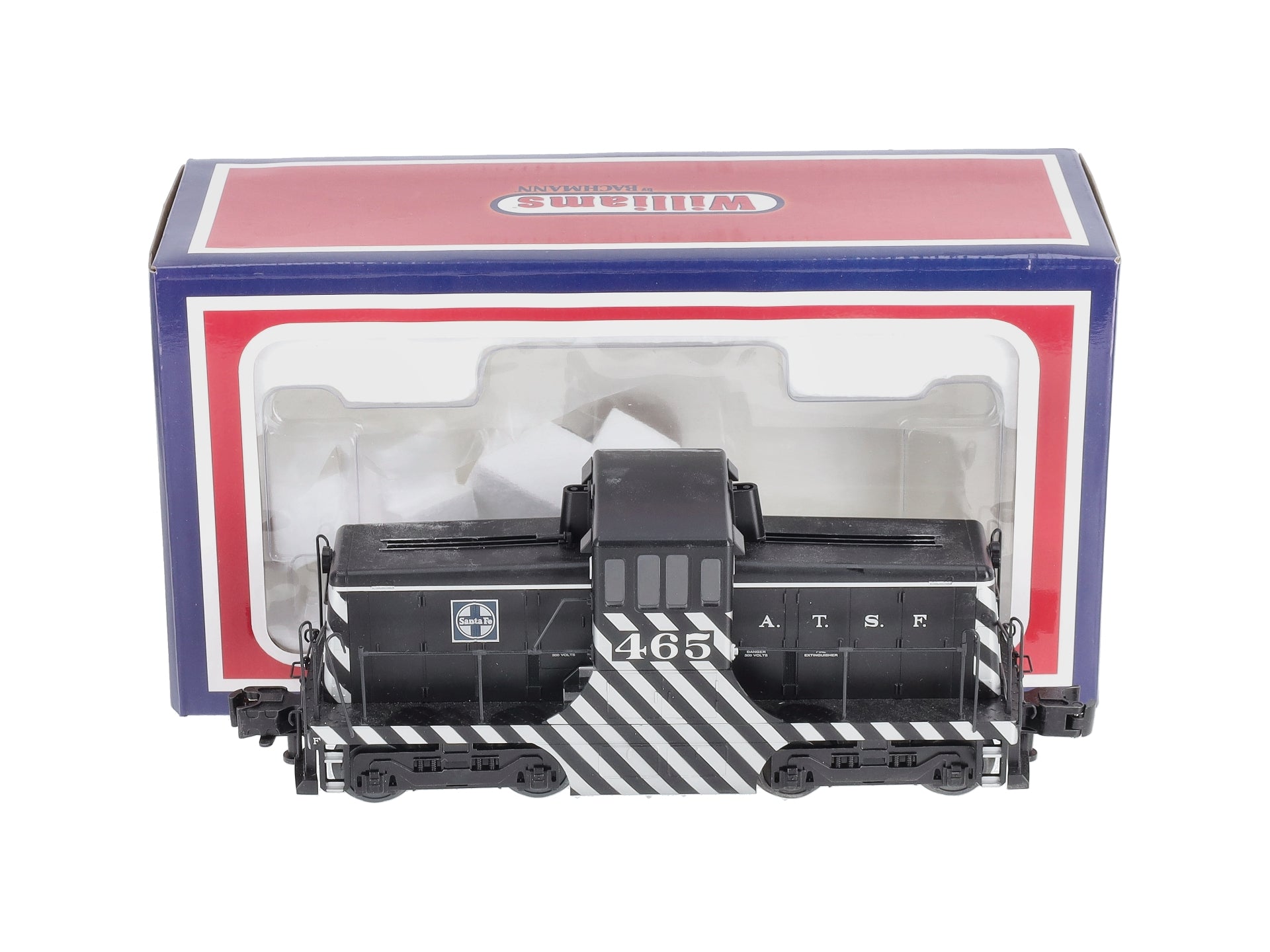 Williams 23102 O Santa Fe GE 44 Ton Switcher Diesel Locomotive #465