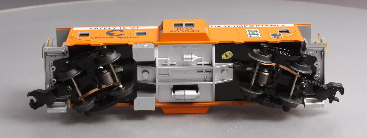 MTH 20-91259 O Gauge Chessie Bay Window Caboose #903043