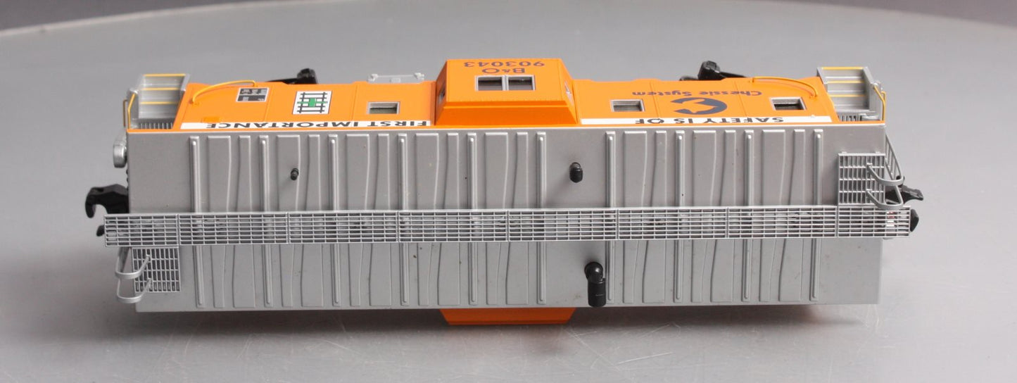 MTH 20-91259 O Gauge Chessie Bay Window Caboose #903043