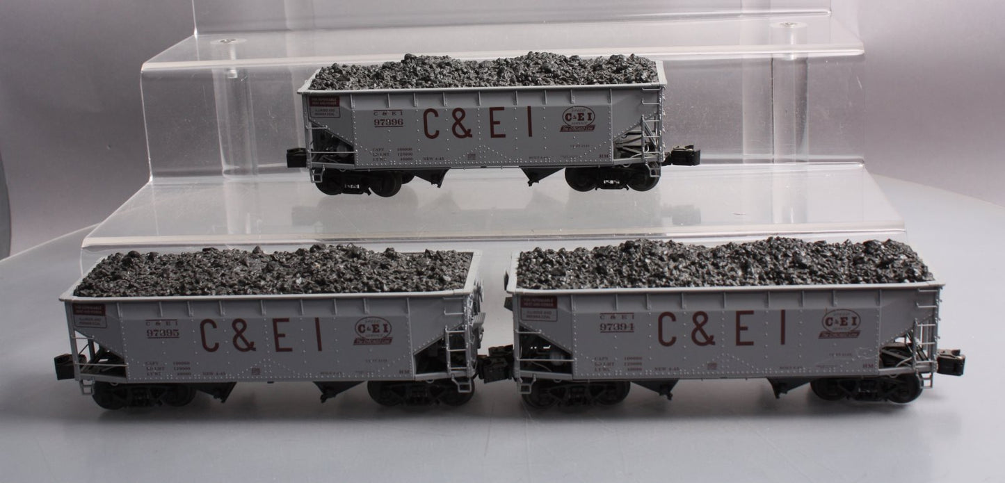 Lionel 6-21879 Chicago & Eastern Illinois Offset Hopper Car Set of 3