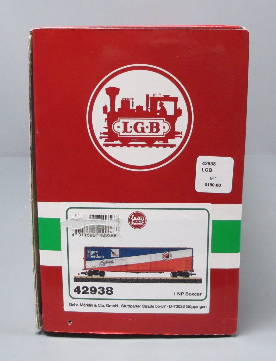 LGB 42938 G Scale Northern Pacific Boxcar #31567