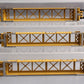 Atlas 20004615 HO TTX 53' Articulated Well Cars (Yellow/Black) #728500