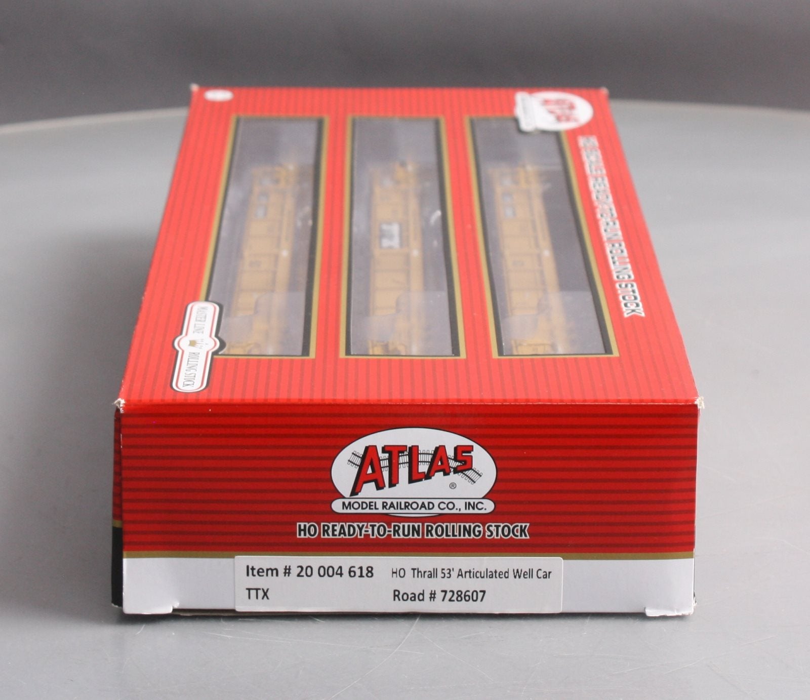 Atlas 20004618 HO Scale TTX Thral 53' Well Car Set #728607