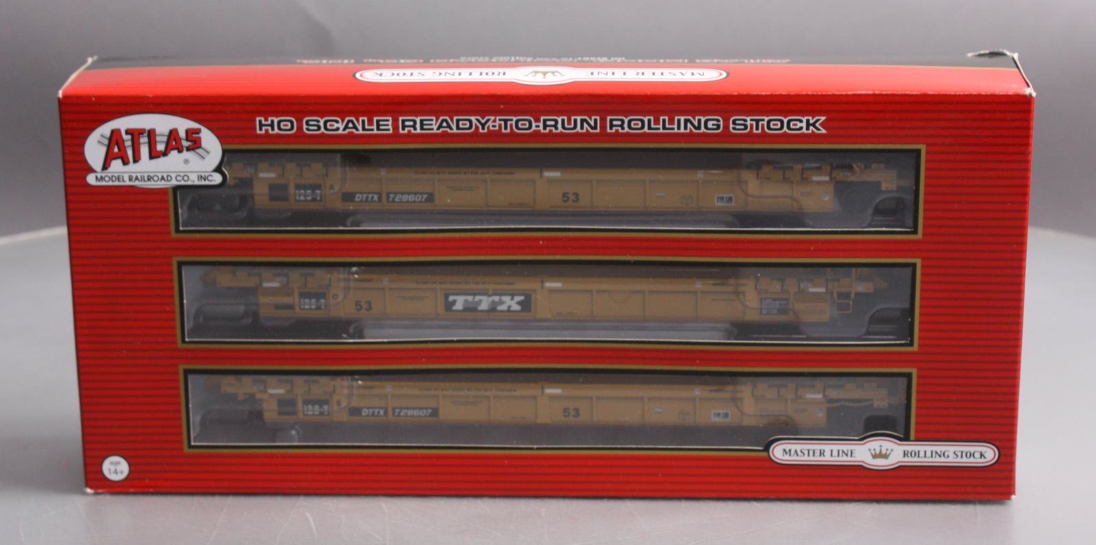 Atlas 20004618 HO Scale TTX Thral 53' Well Car Set #728607