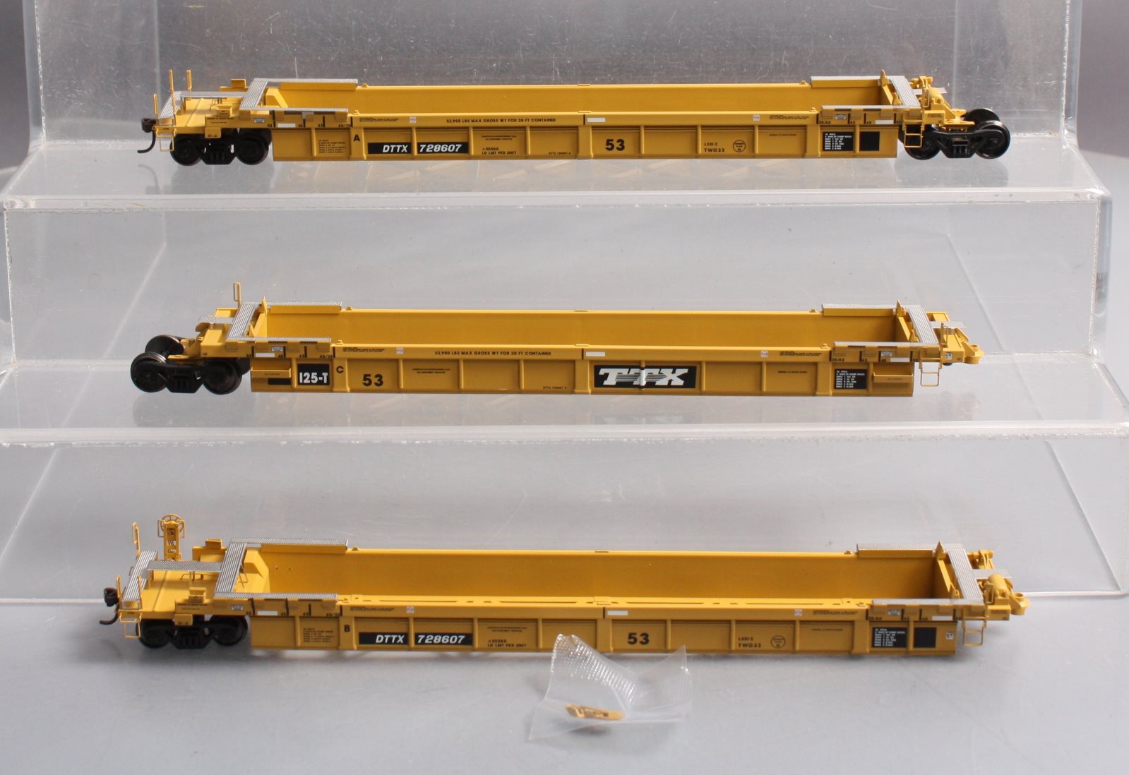 Atlas 20004618 HO Scale TTX Thral 53' Well Car Set #728607