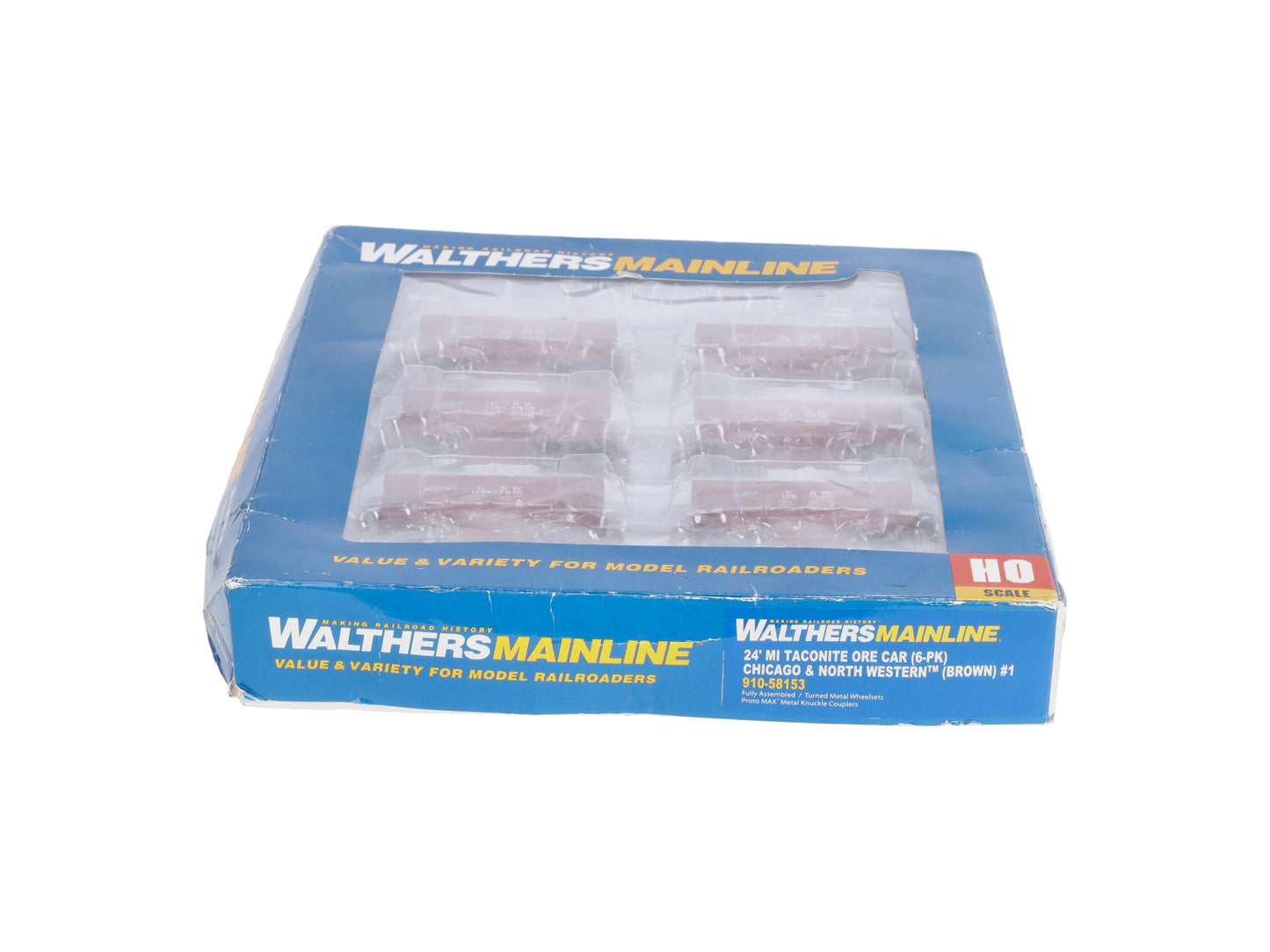 Walthers 910-58153 HO Chicago & North Western 24' Michigan Taconite Ore Car (6)