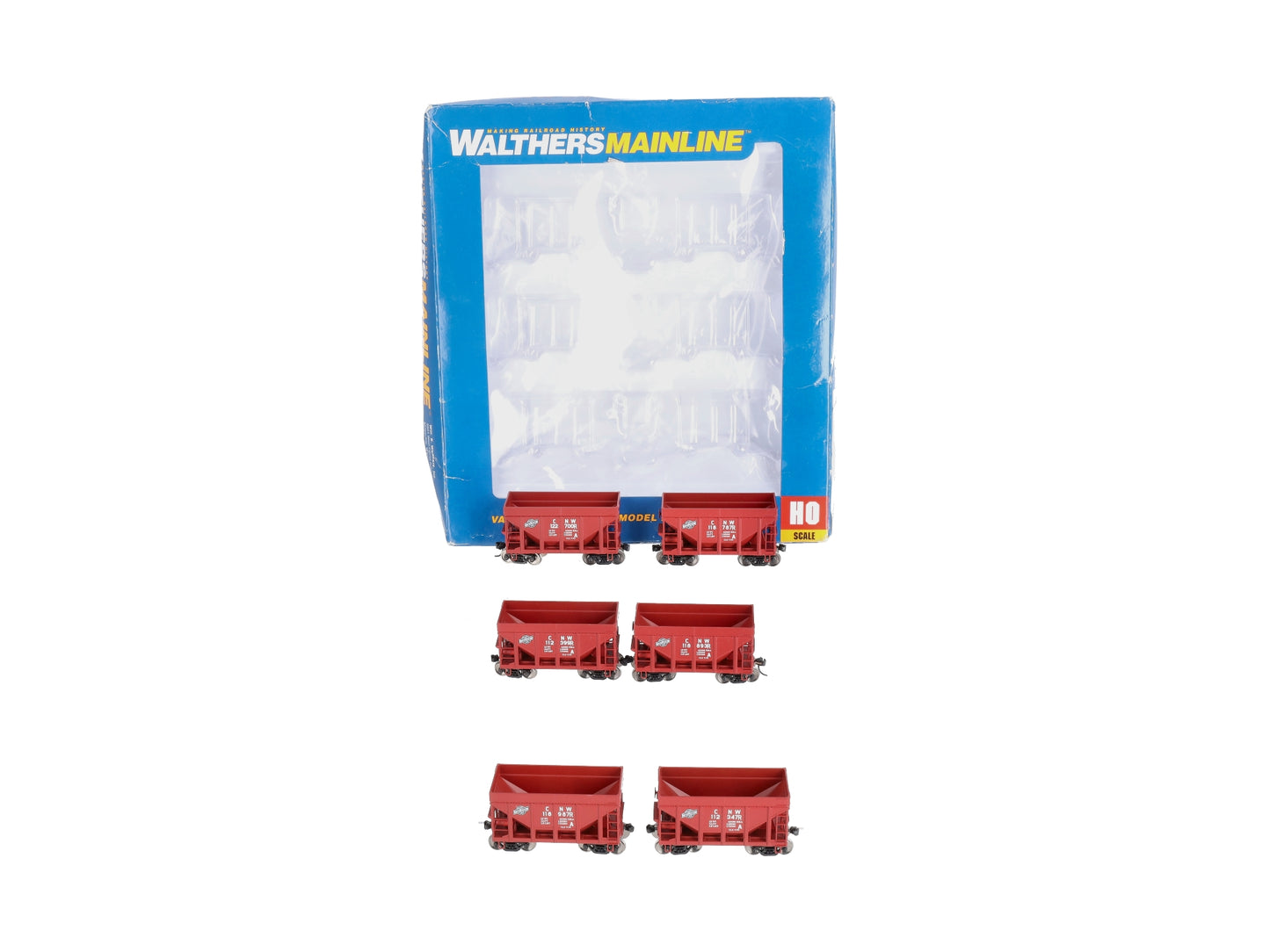 Walthers 910-58153 HO Chicago & North Western 24' Michigan Taconite Ore Car (6)