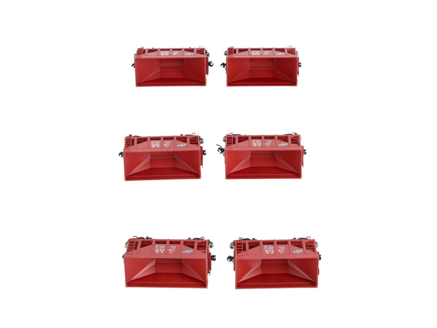 Walthers 910-58153 HO Chicago & North Western 24' Michigan Taconite Ore Car (6)