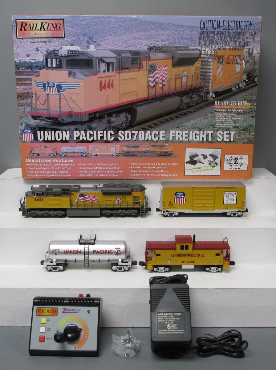 MTH 30-4194-1 Union Pacific RailKing SD70ACe O Gauge Diesel Train Set w/PS 2.0