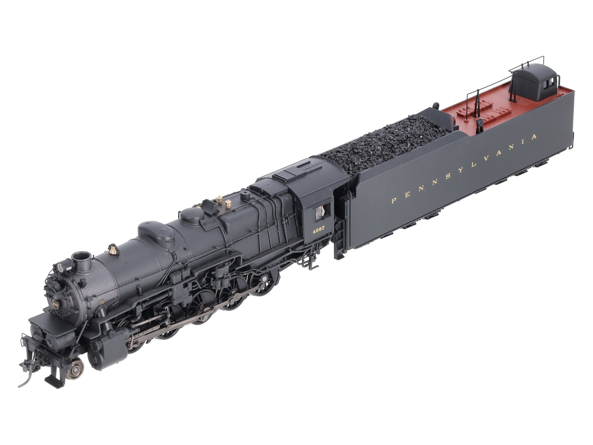 Broadway Limited 4186 HO PRR 2-10-0 Steam Loco & Tender #4587 w/DC
