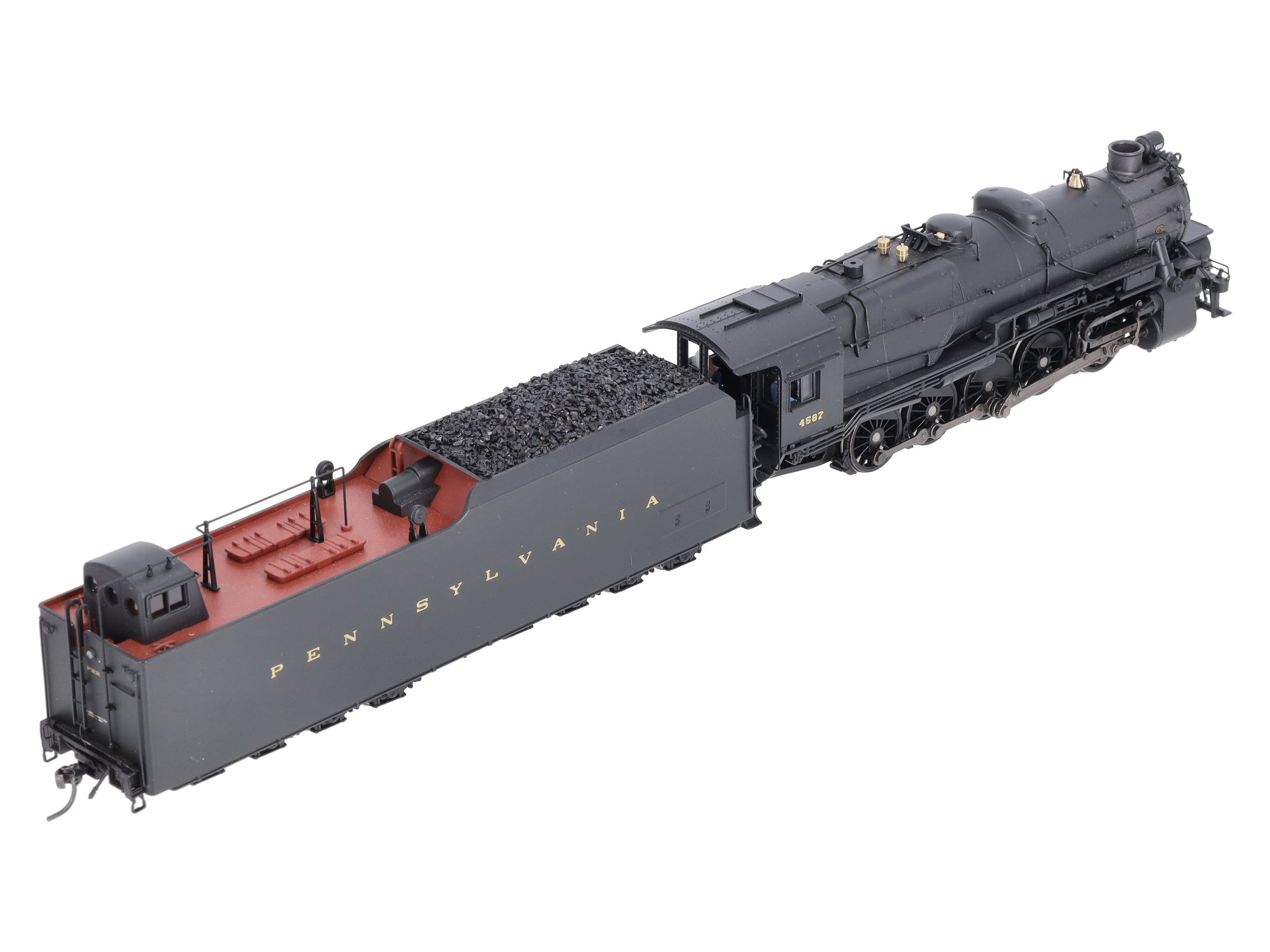Broadway Limited 4186 HO PRR 2-10-0 Steam Loco & Tender #4587 w/DC/DCC/Sound
