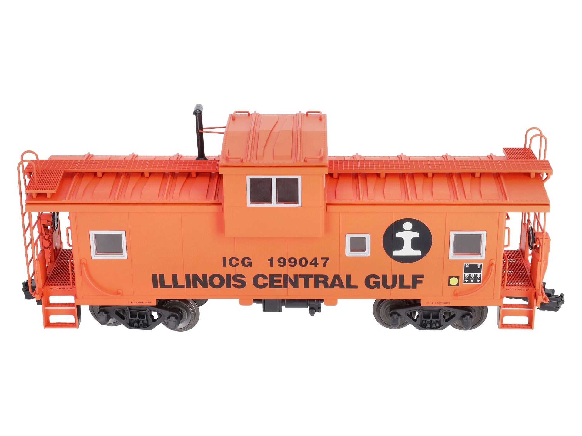 USA Trains 12122 G Illinois Central Gulf Extended Vision Caboose #199047