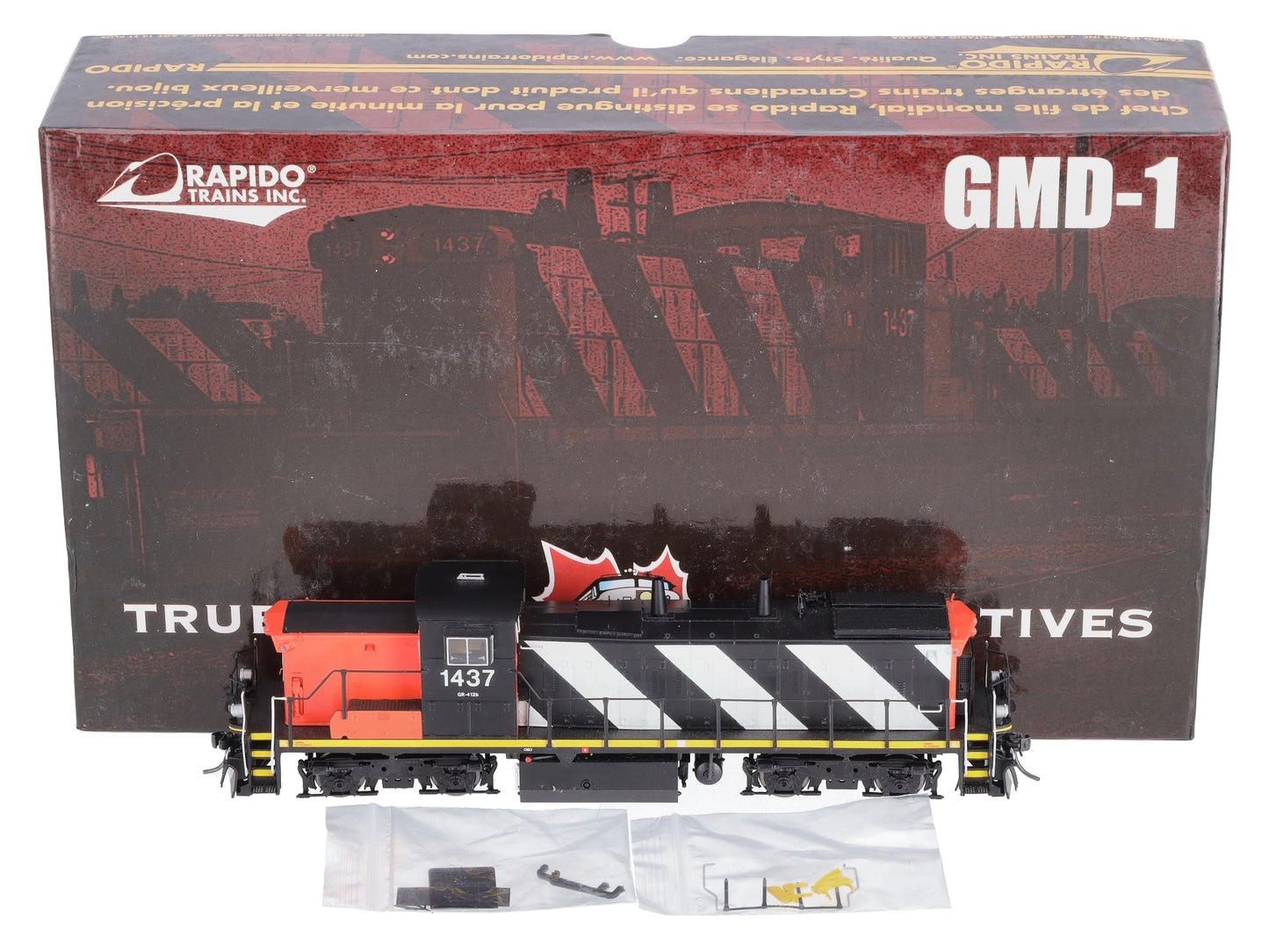 Rapido Trains 10615 HO CN GMD-1A 4-Axle 1400 Diesel w/DCC/Sound #1437