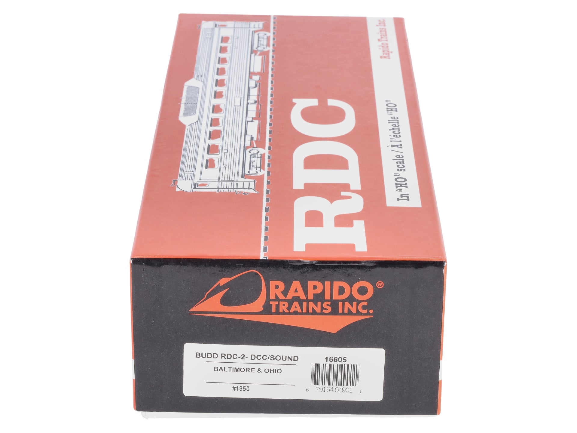 Rapido Trains 16605 HO Baltimore & Ohio Budd RDC-2 Phase Ib Diesel Loco #1950