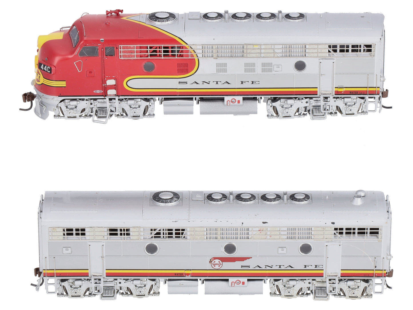 Athearn 22506 HO Santa Fe F7 A/B Passenger #44C/#44B