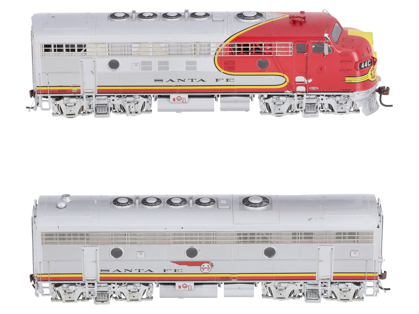 Athearn 22506 HO Santa Fe F7 A/B Passenger #44C/#44B