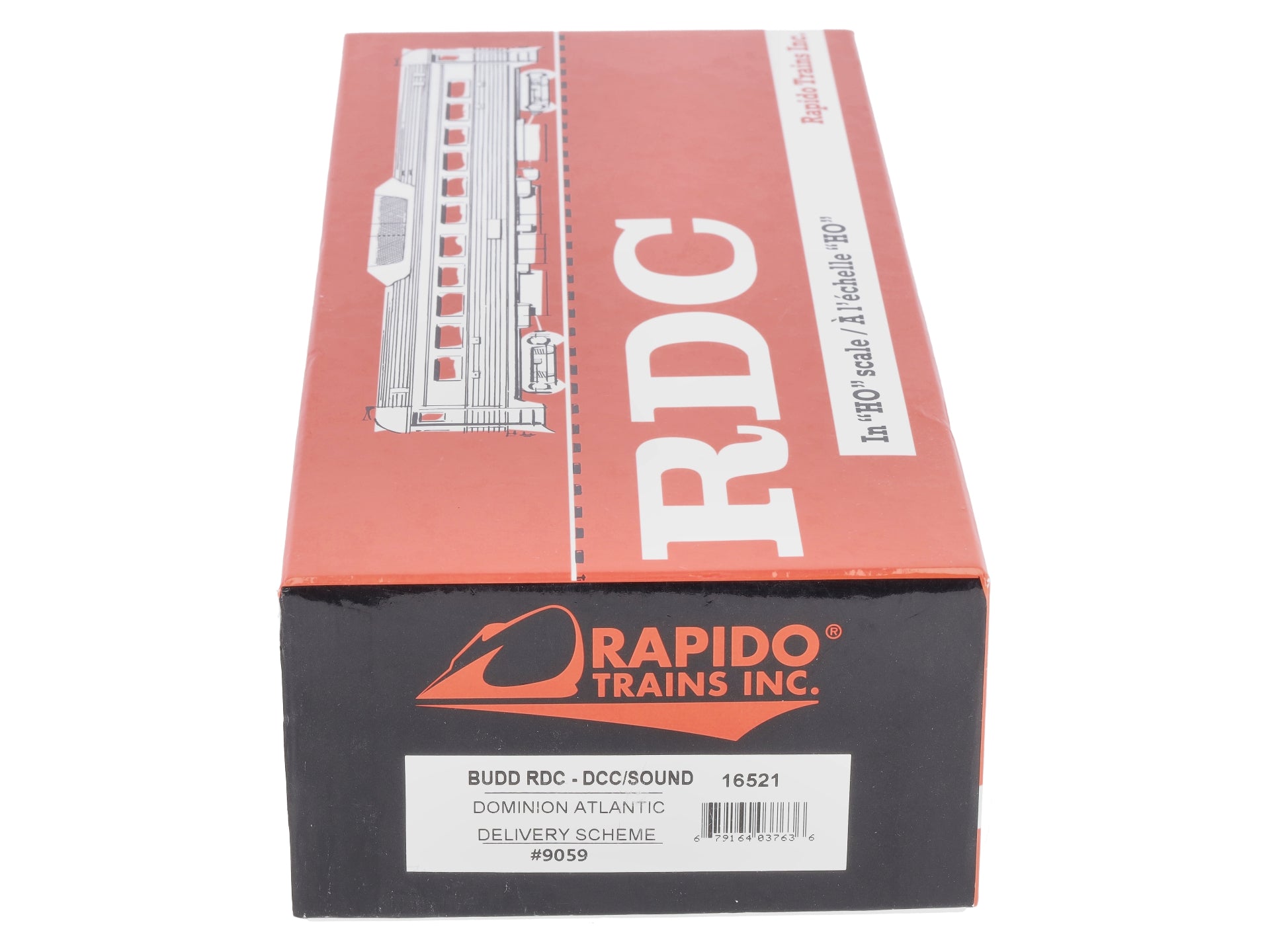 Rapido Trains 16521 HO Dominion Atlantic Budd RDC-1 Phase 2 #9059 w/DCC/Sound