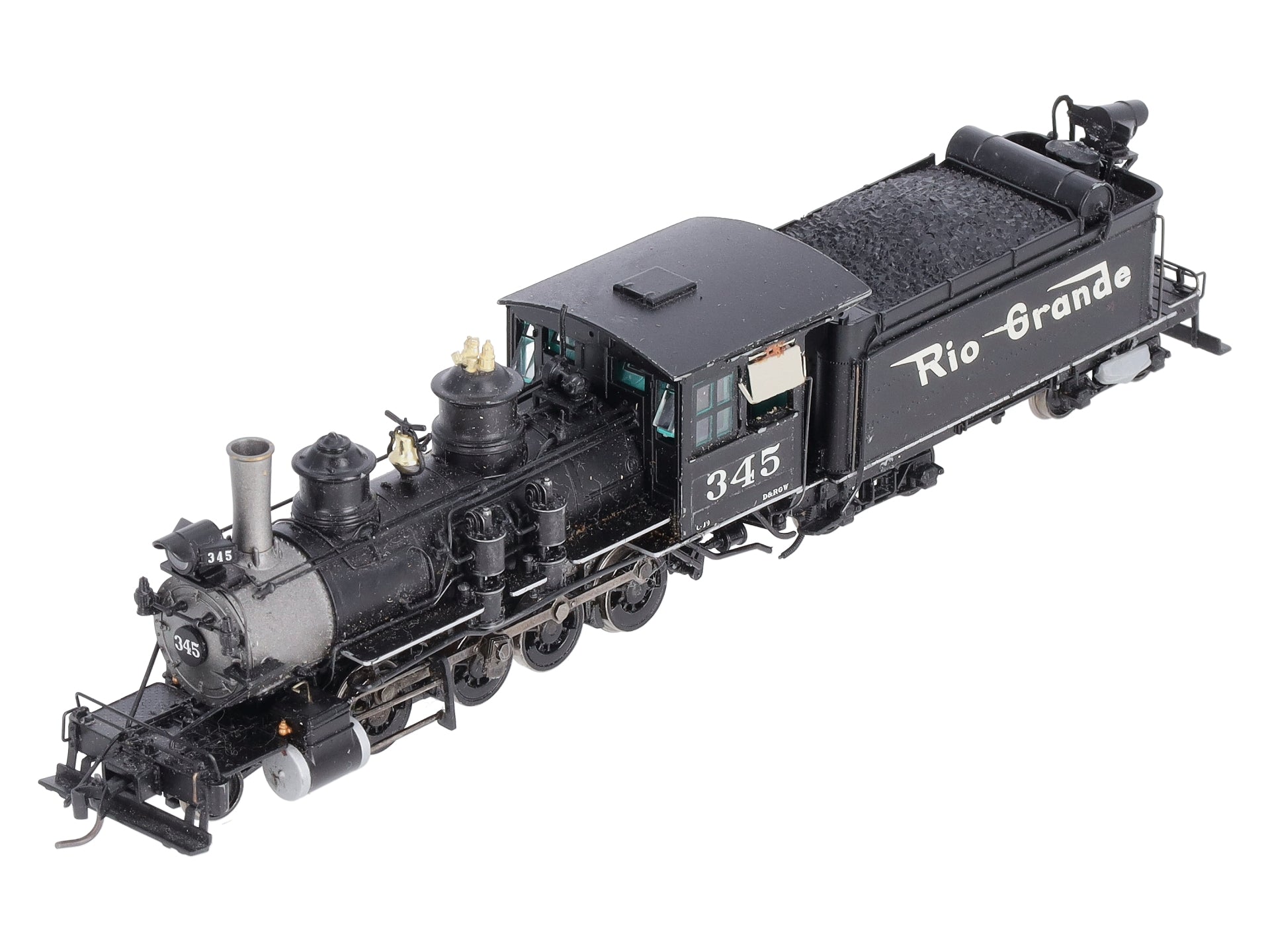 Blackstone Models 310201S HOn3 DRGW C-19 2-8-0 Steam Locomotive w/Sound/DCC #345