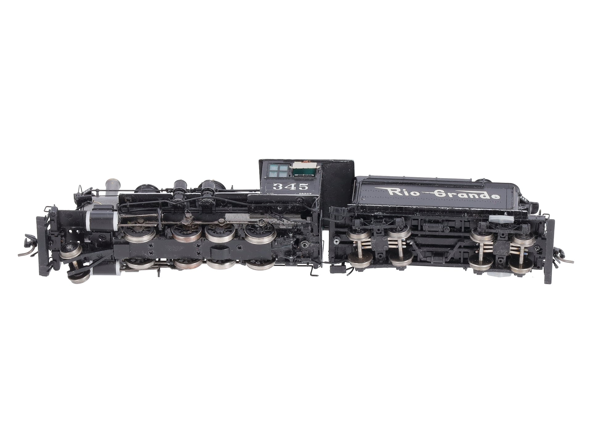 Blackstone Models 310201S HOn3 DRGW C-19 2-8-0 Steam Locomotive w/Sound/DCC #345