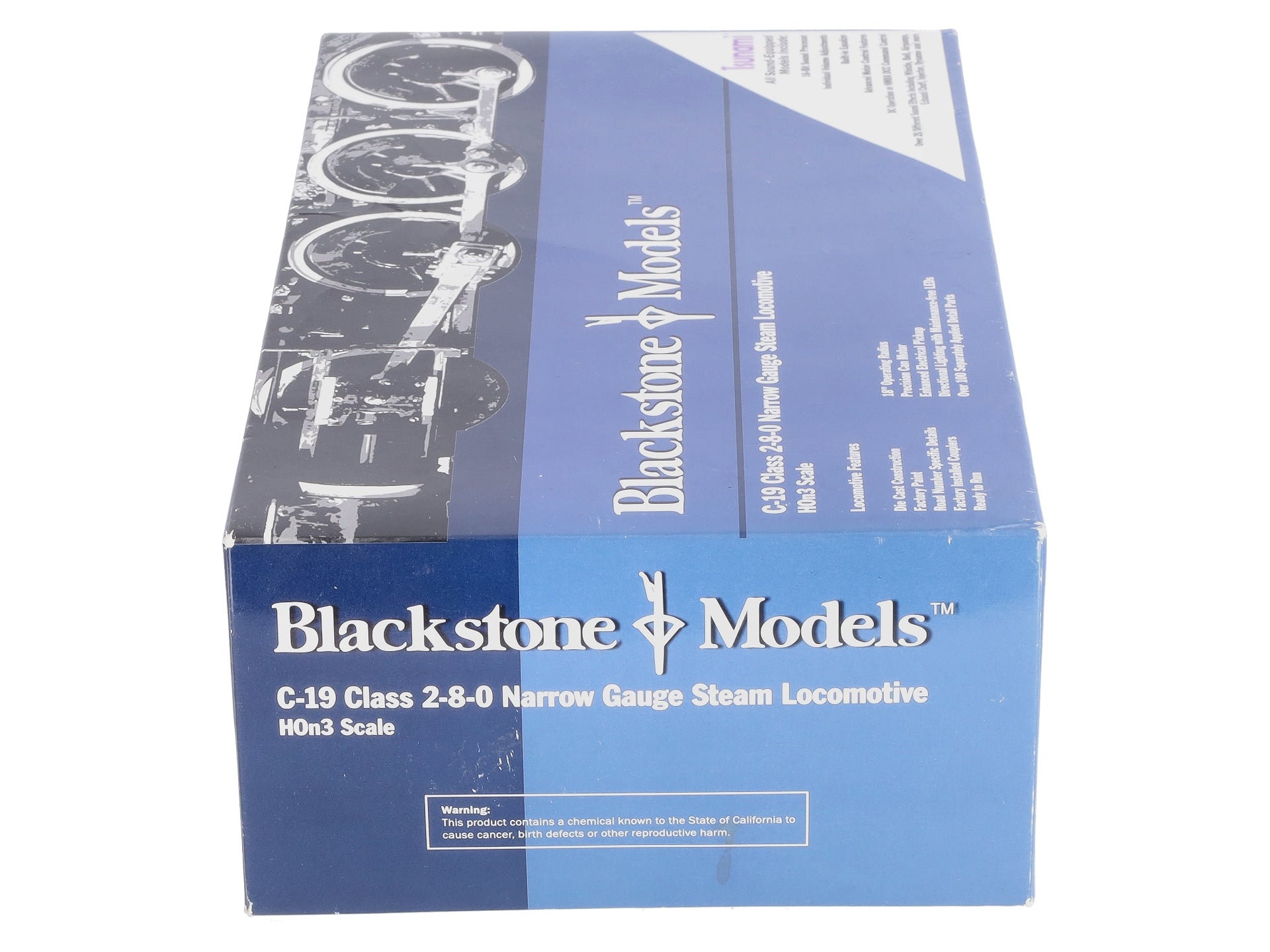 Blackstone Models 310201S HOn3 DRGW C-19 2-8-0 Steam Locomotive w/Sound/DCC #345
