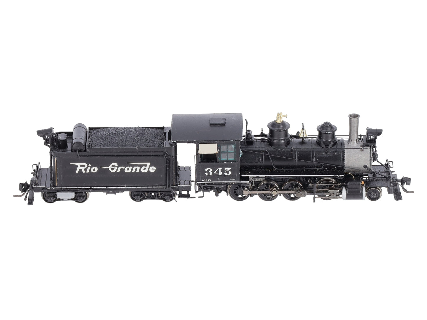 Blackstone Models 310201S HOn3 DRGW C-19 2-8-0 Steam Locomotive w/Sound/DCC #345